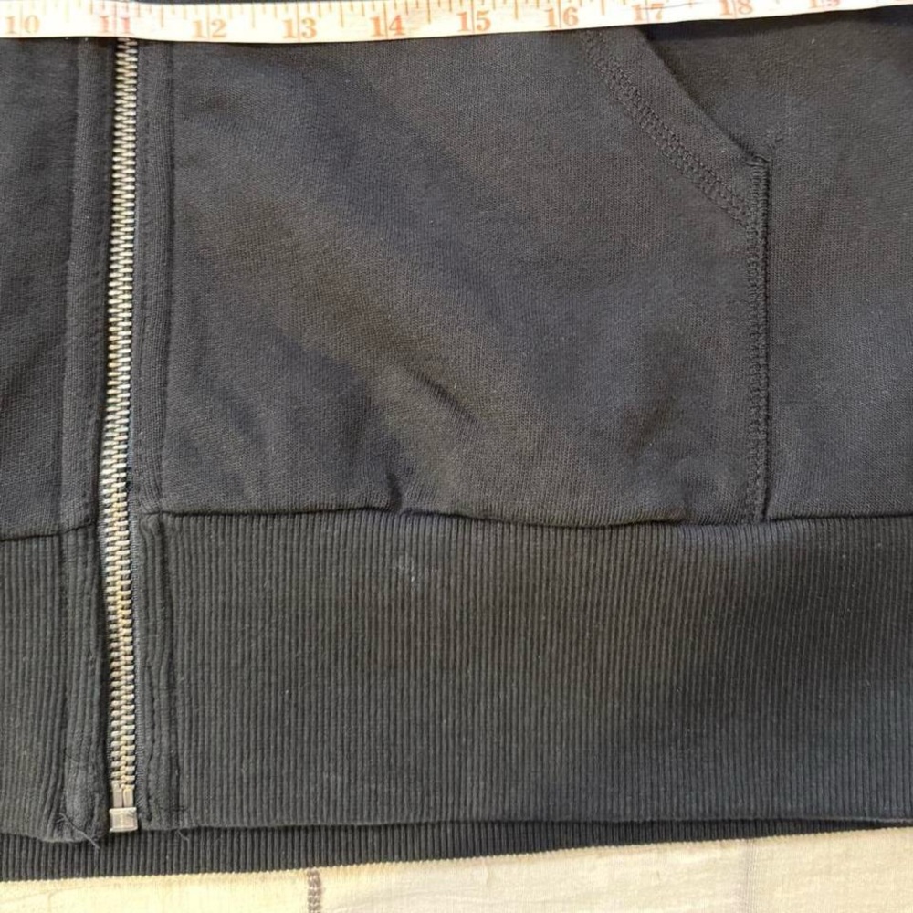 FP Movement Black High Jump Oversize Terry Zip-Up Track Jacket XS - Picture 10 of 16